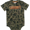 Carhartt Boys' Infant S/S Camo Printed Bodyshirt #CA6064