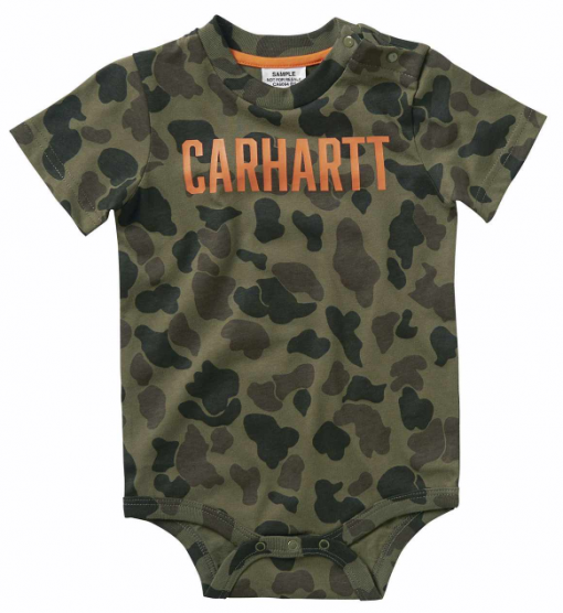Carhartt Boys' Infant S/S Camo Printed Bodyshirt #CA6064