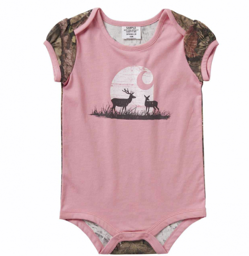 Carhartt Girls' Infant Moonlight Deer Bodyshirt #CA9771