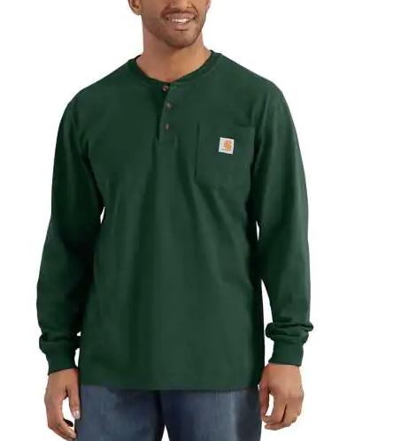 Carhartt Men's Workwear L/S Henley T-Shirt #K128