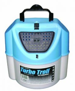 Challenge Turbo Troll Bait Bucket - 8 Quart, White #50114TB
