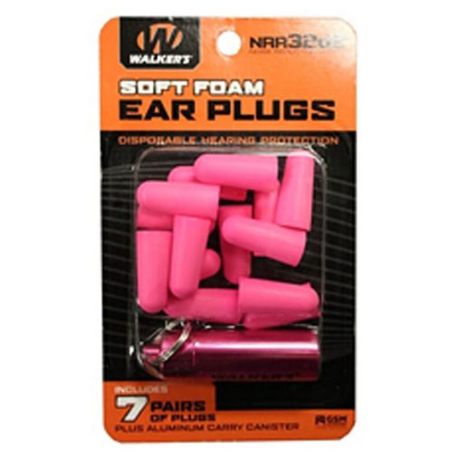 Walkers Ear Plugs Pink
