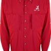 Drake Men's Alabama L/S Mesh Back Flyweight Shirt #SD-ALA-7101