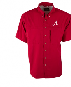 Drake Men's Alabama S/S Mesh Back Flyweight Shirt #SD-ALA-7100