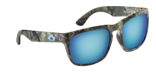 Blue Otter Polarized Sunglasses Cumberland Realtree Timber Sky Blue Nylon