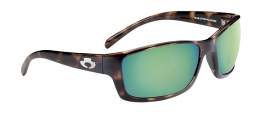 Blue Otter Polarized Sunglasses Oconee Wet Maple-Deep Green Nylon