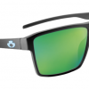 Blue Otter Polarized Sunglasses Luke Combs Edition Watauga Matte Black-Palm Green Nylon