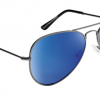 Blue Otter Polarized Sunglasses Coosa XL Gun Metal-Night Blue Nylon