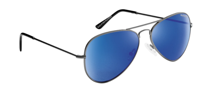 Blue Otter Polarized Sunglasses Coosa XL Gun Metal-Night Blue Nylon #3501