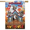 Briarwood Lane Nuthouse House Flag #H01343