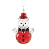 Ganz Crystal Expressions Santa Acrylic Ornament Jolly St Nick Christmas #ACRYX171