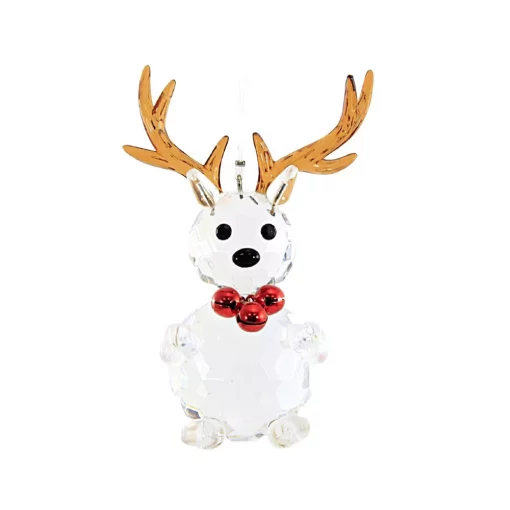 Ganz Jingle Reindeer Ornament Faceted Christmas #ACRYX176