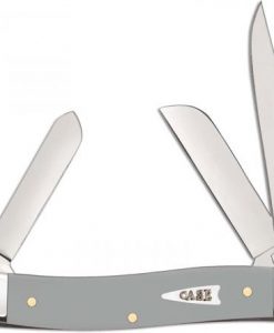 Case Knife Gray Synthetic Medium Stockman Knife #32591