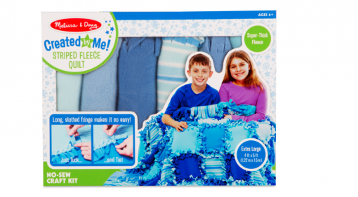 Melissa & Doug Created by Me - Striped Fleece Quilt #30096