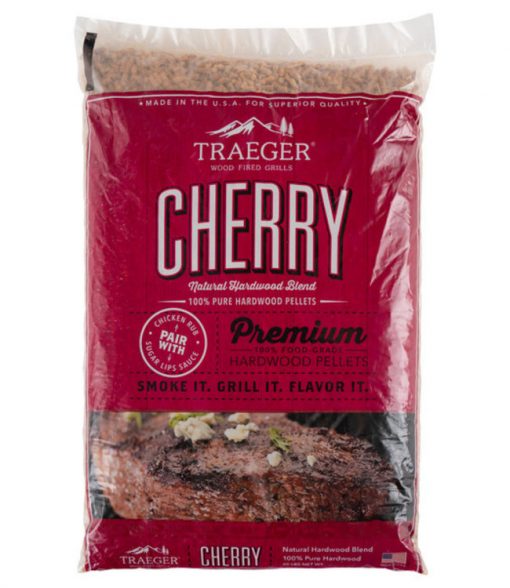 Traeger Wood Fire Grill Cherry BBQ Wood Pellets