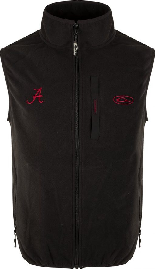 Drake Men's Alabama Camp Fleece Vest #SD-ALA-1603