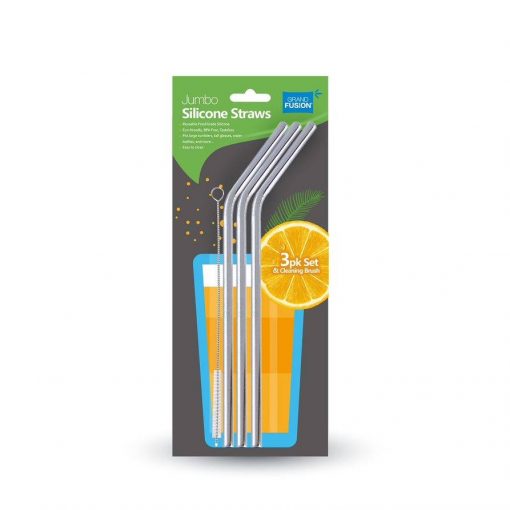 Grand Fusion Stainless Steel Drinking Straws #A278005