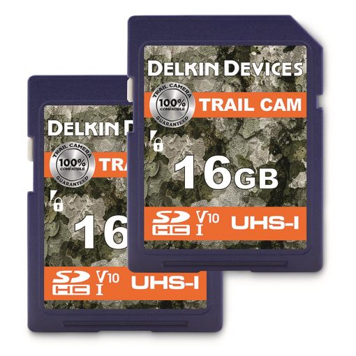 Delkin Trail Cam SD Memory Card 16GB 2 Pk. #DDSDTRL-2X16