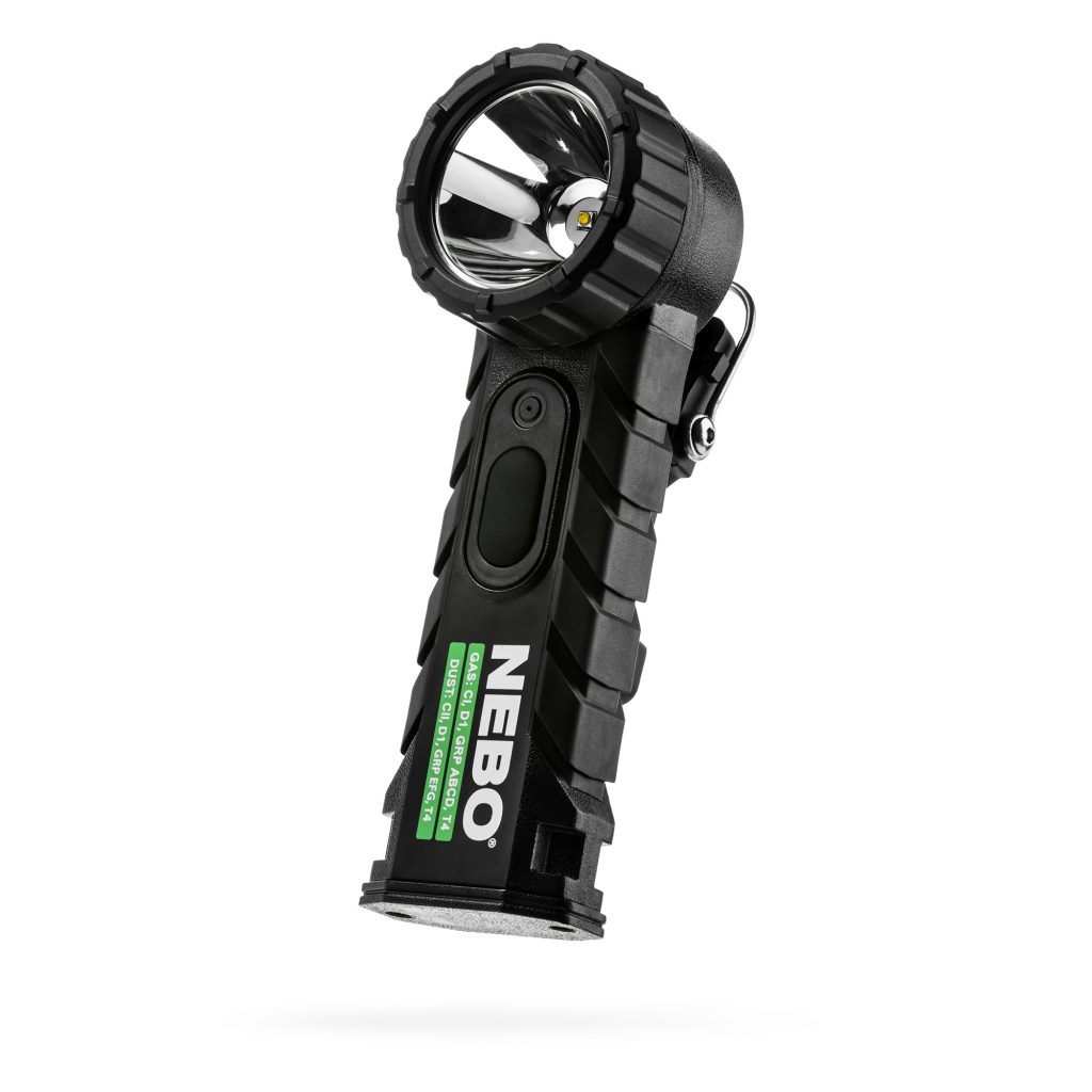 Nebo Certified Intrinsically Safe Right Angle LED Flashlight #6756 | Safford Trading Company