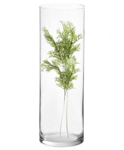 K & K Interiors 30" Glass Cylinder Container #13374C