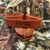 Houndstooth Leather Turkey Tote Strap