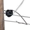 Gallagher Wire Mount Pinlock Wire Offset 12" - Black #G659034