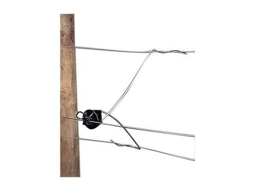 Gallagher Wire Mount Pinlock Wire Offset 12" - Black #G665044