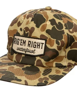 Rig Em Right Old School Camo Pinch Front Unstructured Hat #005-PC