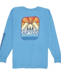 Aftco Men's Sea To Summit Long Sleeve T-Shirt #MT43192