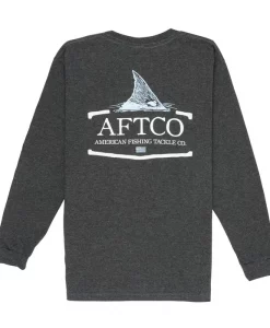 Aftco Youth Tall Tail Long Sleeve T-Shirt #BT8237