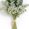 K&K Interiors Mixed Green Foliage With Berries Bundle #54273A