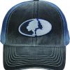 Outdoor Cap Company Mossy Oak Logo Black Navy #MOFS35B