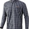 Nomad Men's Stretch Lite Plaid Long Sleeve Button Down Shirt #N1500048