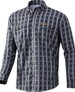 Nomad Men's Stretch Lite Plaid Long Sleeve Button Down Shirt #N1500048