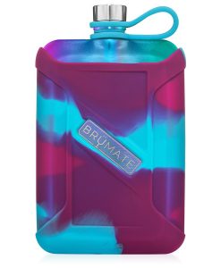 BruMate Liquor Canteen Tie-Dye Swirl (Rainbow Titanium) #LC8ELE