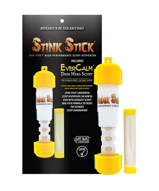 ConQuest Scents Stink Stick Yellow Scent Dispenser with EverCalm #16004