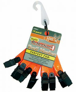 HME Orange 3" Reflective Trail Markers 10 Pack #HME-OTM-3