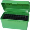 MTM 50 Round Rifle Box - Small - Green #H50-RS-10