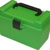 MTM Case-Gard Deluxe H-50 Series Rifle Ammo Box 50 Rounds - Large - Green #H50-RL-10