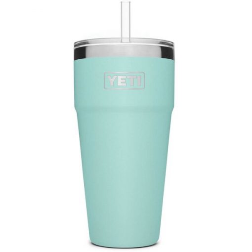 Yeti Rambler 26 Oz Stackable Cup with Straw Lid - Seafoam #21071500646