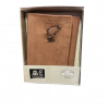 AA & E Leathercraft LLC Tan Cherokee Leather Trifold Fish #314353270