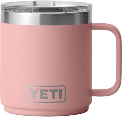 Yeti Rambler 10 Oz Mug with MagSlider Lid - Sandstone Pink#21071500922