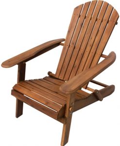 Leigh Country Natural Folding Adirondack Chair #TX 36600