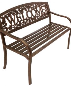 Leigh Country Metal Welcome Bench #TX 94101