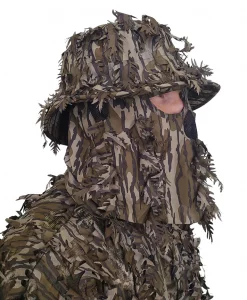 QuikCamo 3D Leafy Camo Bucket Hats with Built-in Face Mask #BKT63OBL3D2434