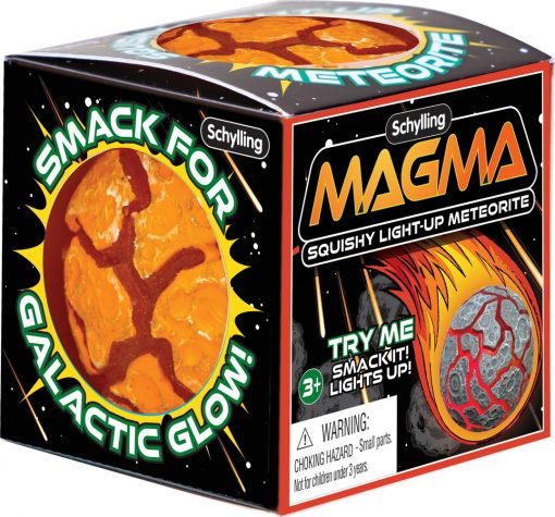 Schylling Magma Ball Squishy Light Up Meteorite #MGM