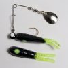 Betts Spin Split Tail Lure 1" 1/32 Oz Black And Chartreuse #021ST-34