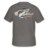 Drake Men's DPF Walleye Logo Short Sleeve T-Shirt #DPF3170