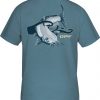 Drake Men's Performance Fishing DPF Catfish Logo Short Sleeve T-Shirt #DPF3175