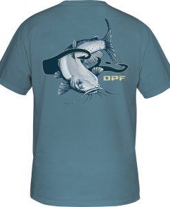 Drake Men's Performance Fishing DPF Catfish Logo Short Sleeve T-Shirt #DPF3175